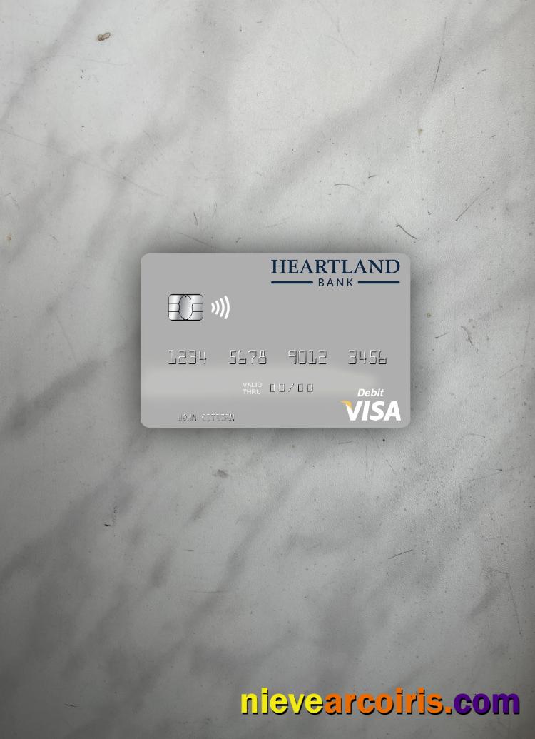 New Zealand Heartland Bank visa debit card photolook